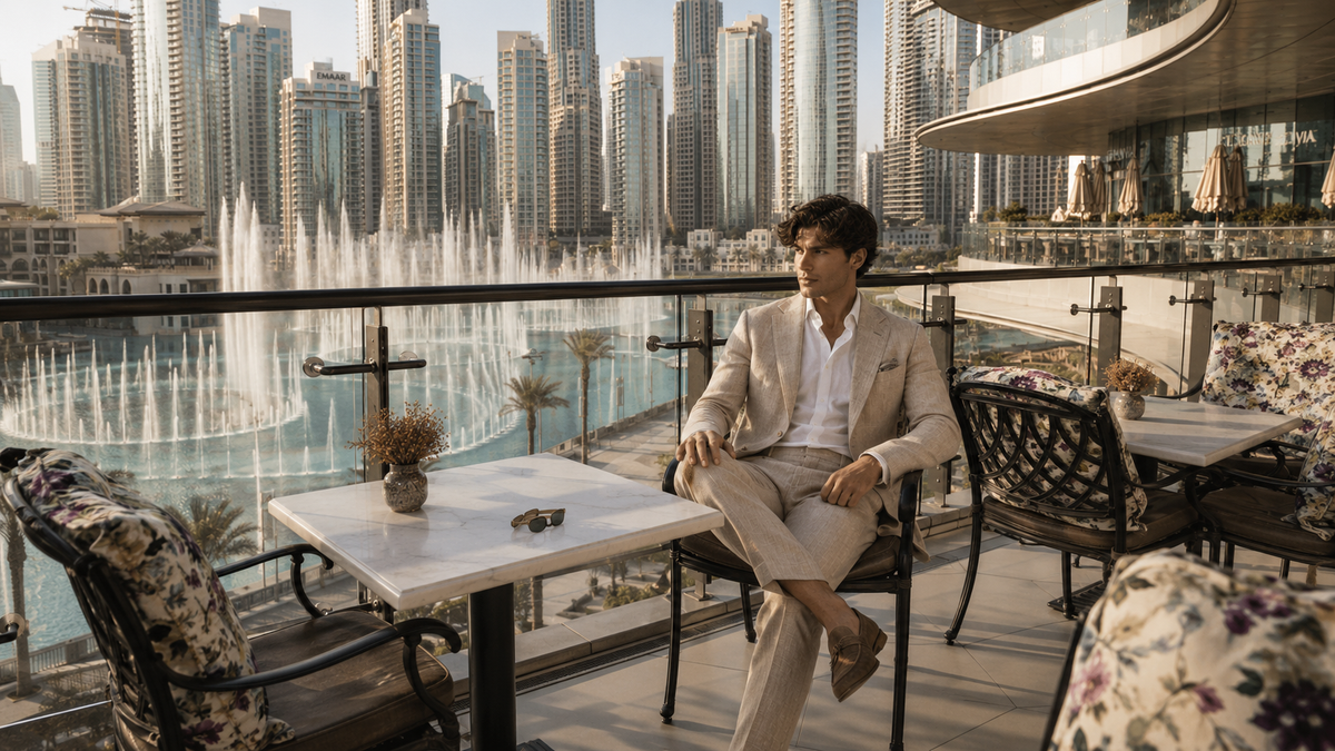 How to Wear a Suit in Dubai's Heat and Stay Comfortable