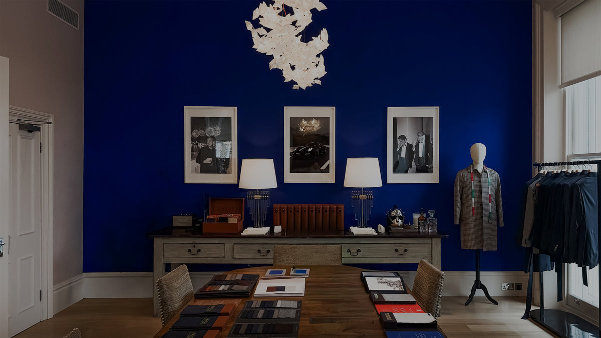 Maison Leoni Bespoke tailoring showroom in South Kensington, London, The Pelham Hotel